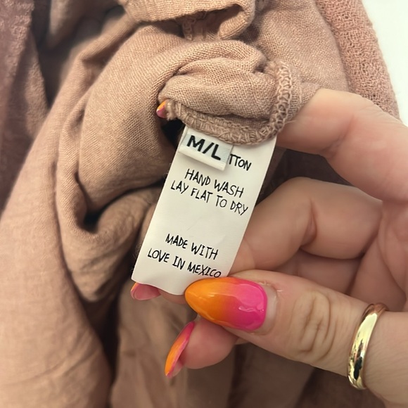 Jen's Pirate Booty x Free People Boho Mauve Off-Shoulder Ruffle Dress - Picture 7 of 15